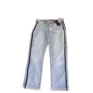 Dear John Light Blue Jeans with Black Stripe